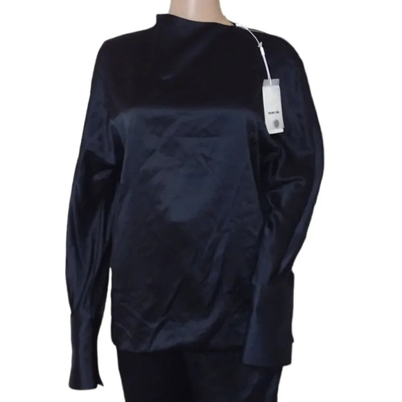 Helmut Lang Shoulder Zip Black Top - Picture 1 of 4